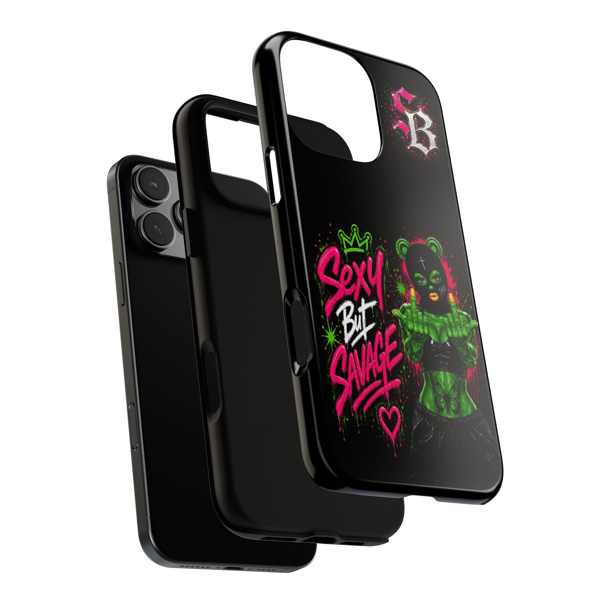 SCUMMIEBEARZ Sexy But Savage Green Remix Tough Cases