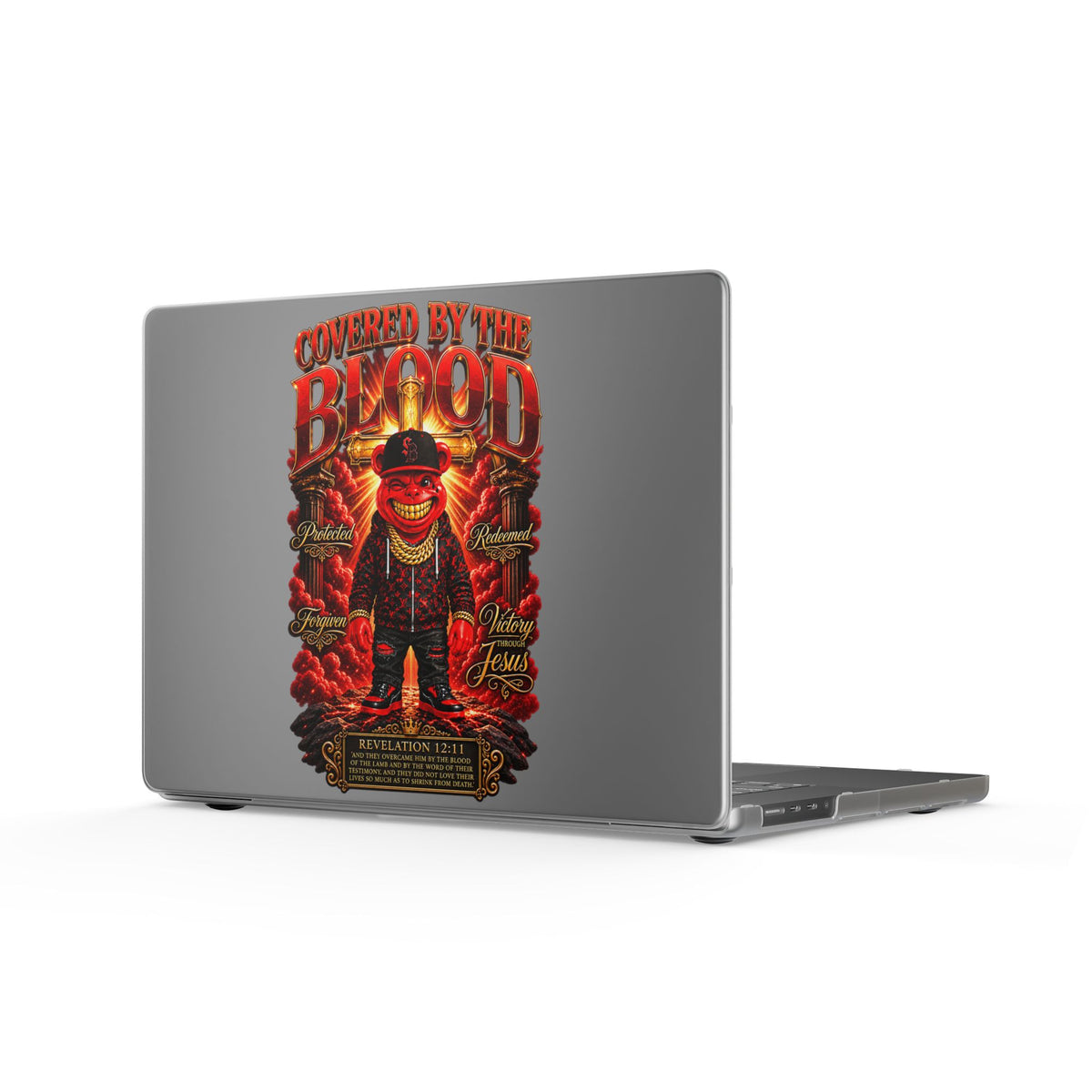 Matte MacBook Cases-COVERED BY THE BLOOD-SCUMMIEBEARZ™️