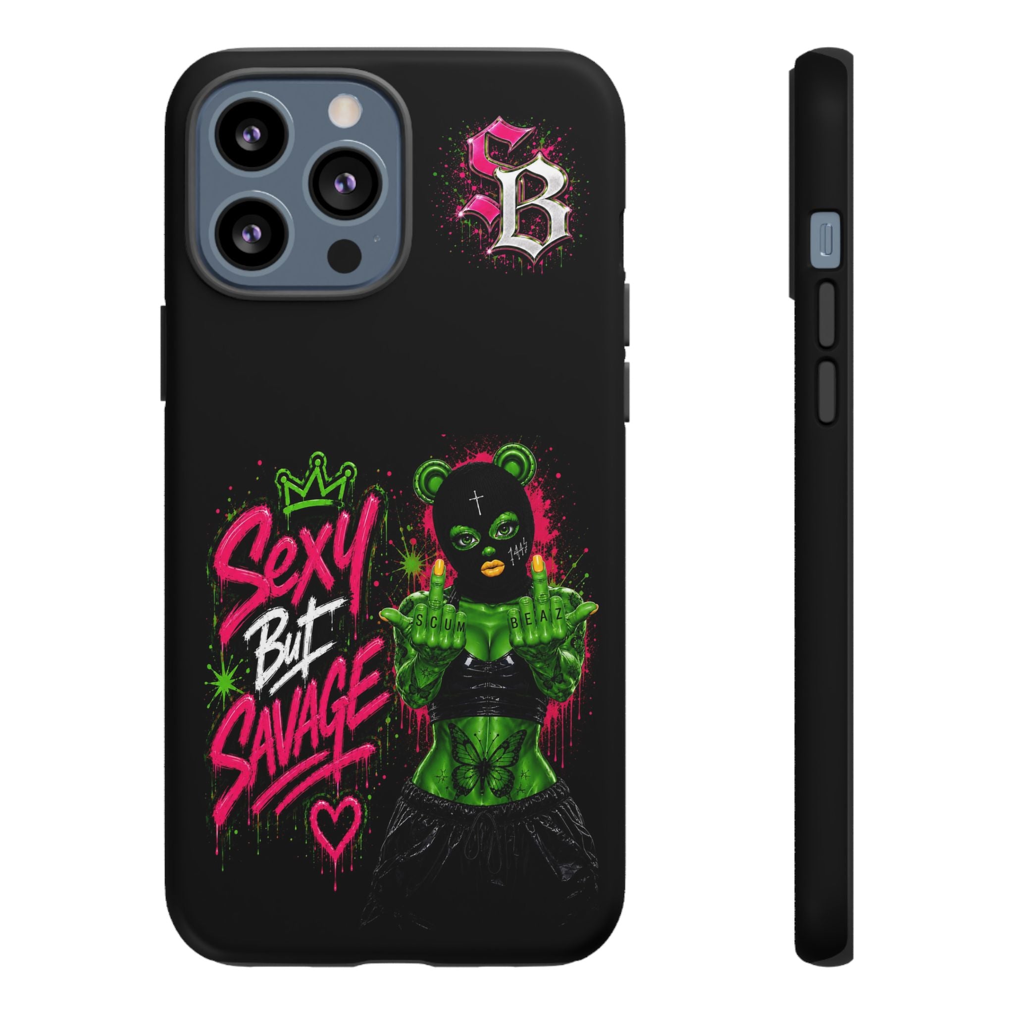SCUMMIEBEARZ Sexy But Savage Green Remix Tough Cases