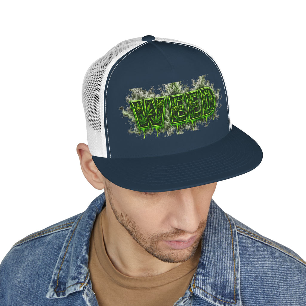 5 Panel Trucker CAP-WEED -SCUMMIEBEARZ™