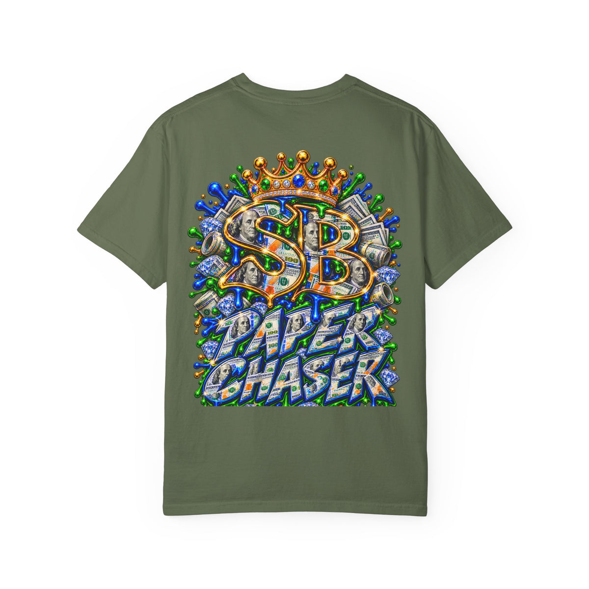 Comfort color 1717- "Paper Chaser" Graphic T-Shirt wha-SCUMMIEBEARZ™️