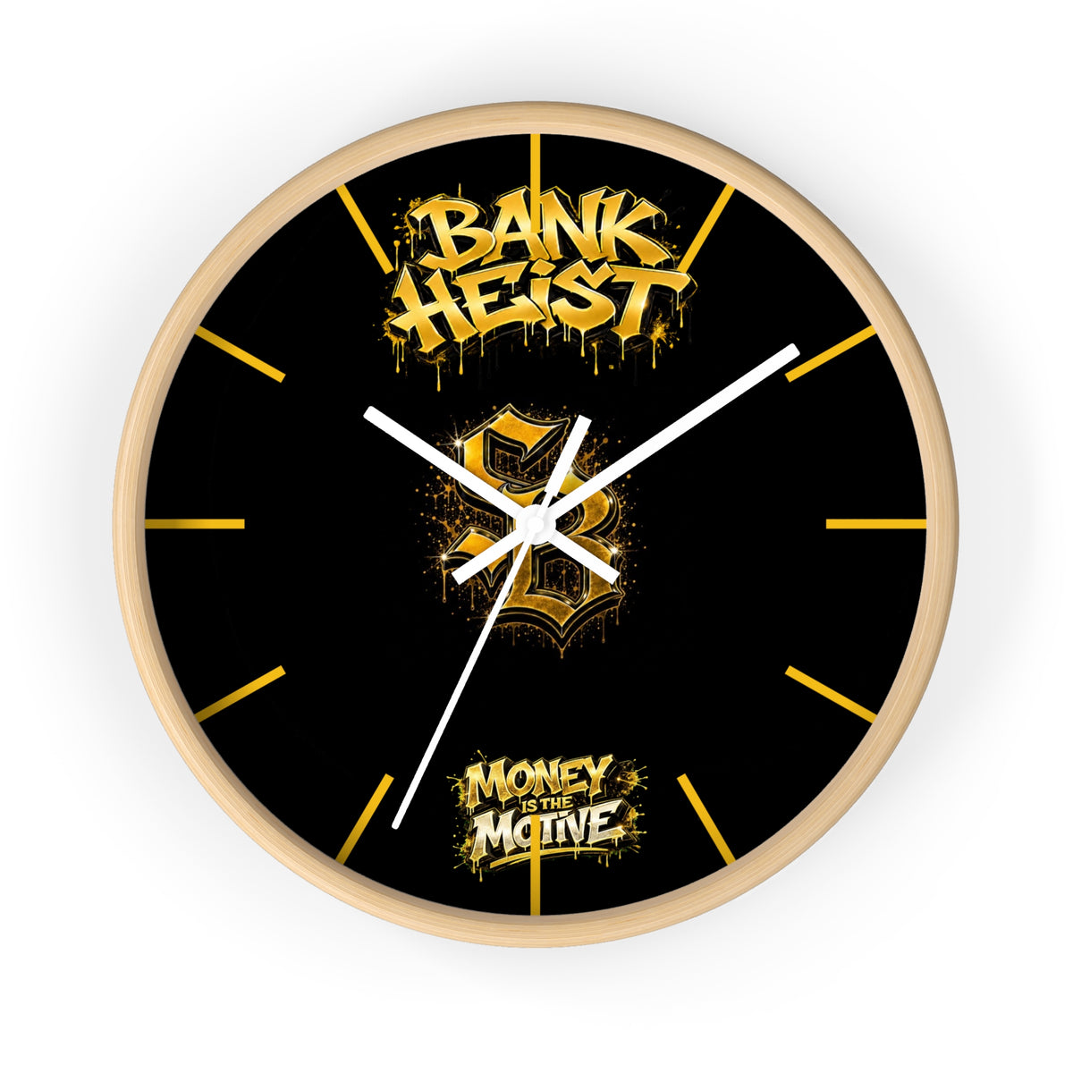 Wall Clock-Bank Heist Money Is the Motive-SCUMMIEBEARZ™️