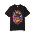 Unisex Garment-Dyed T-shirt-MULTI COLOR CROWN MASK LOGO GLOCK -SCUMMIEBEARZ™