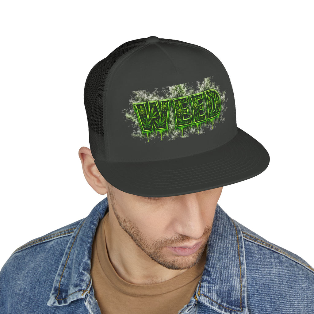 5 Panel Trucker CAP-WEED -SCUMMIEBEARZ™