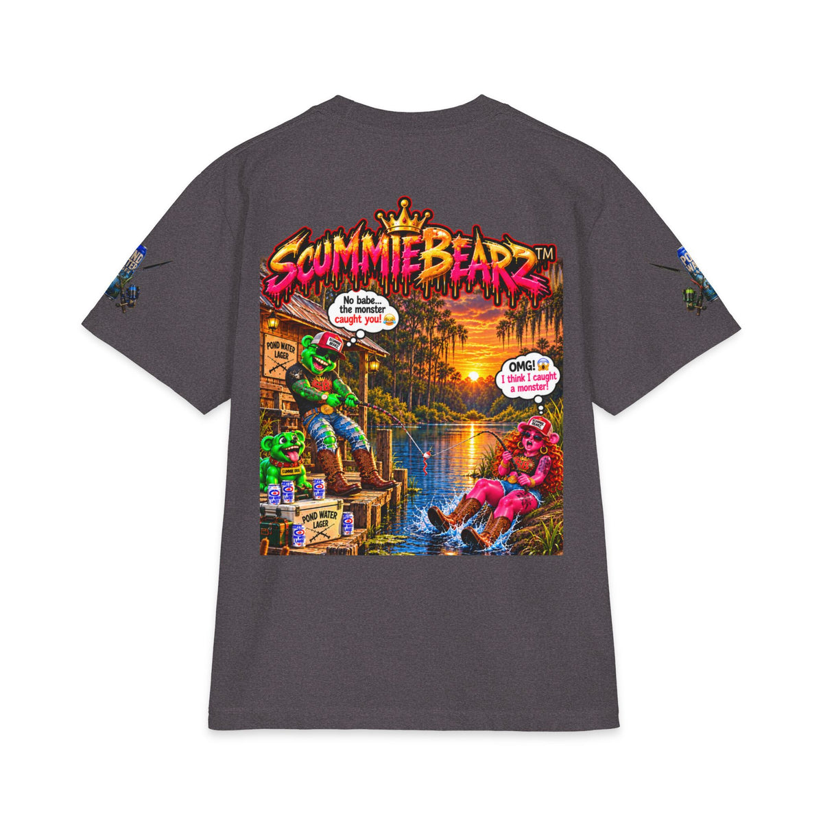 No Babe The Monster Got You | SCUMMIEBEARZ™ Shaka Wear Heavyweight Tee
