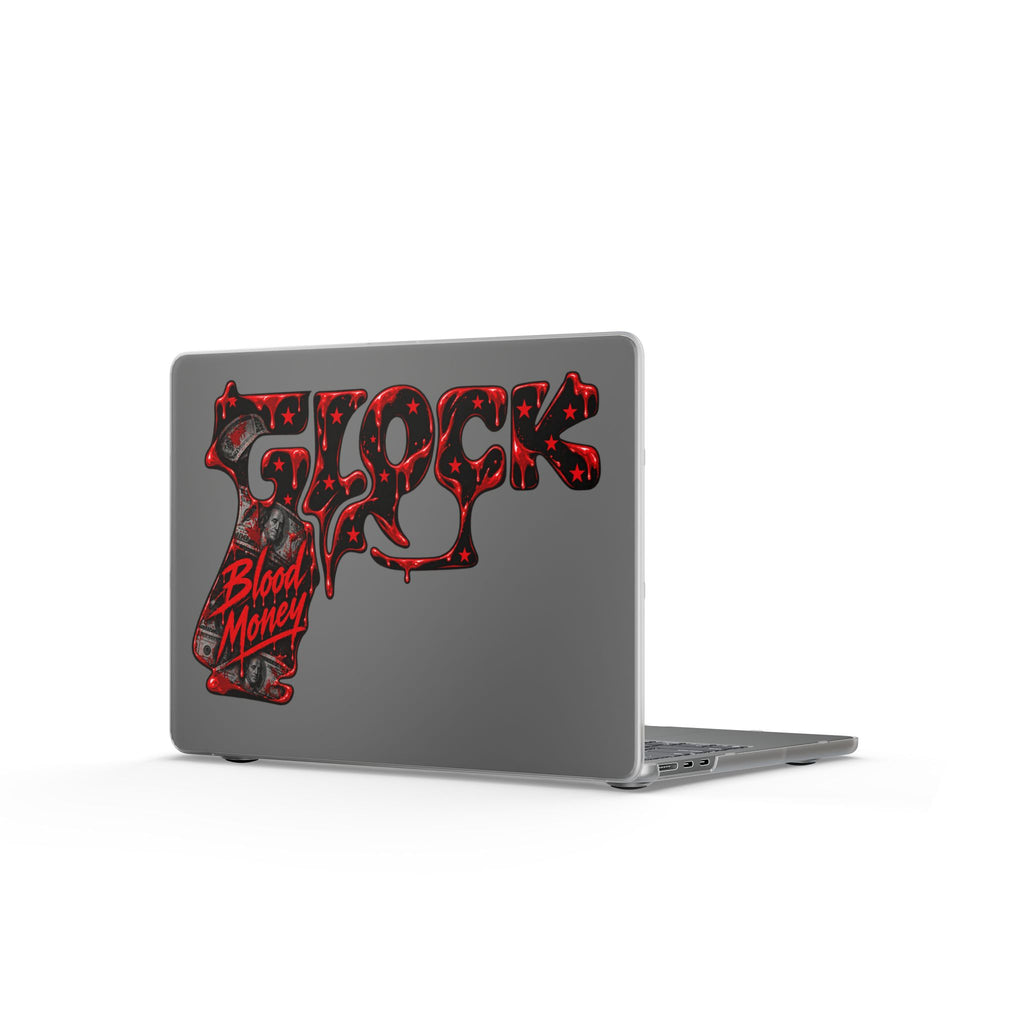 Matte MacBook Cases-BLOOD MONEY GLOCK-SCUMMIEBEARZ™️