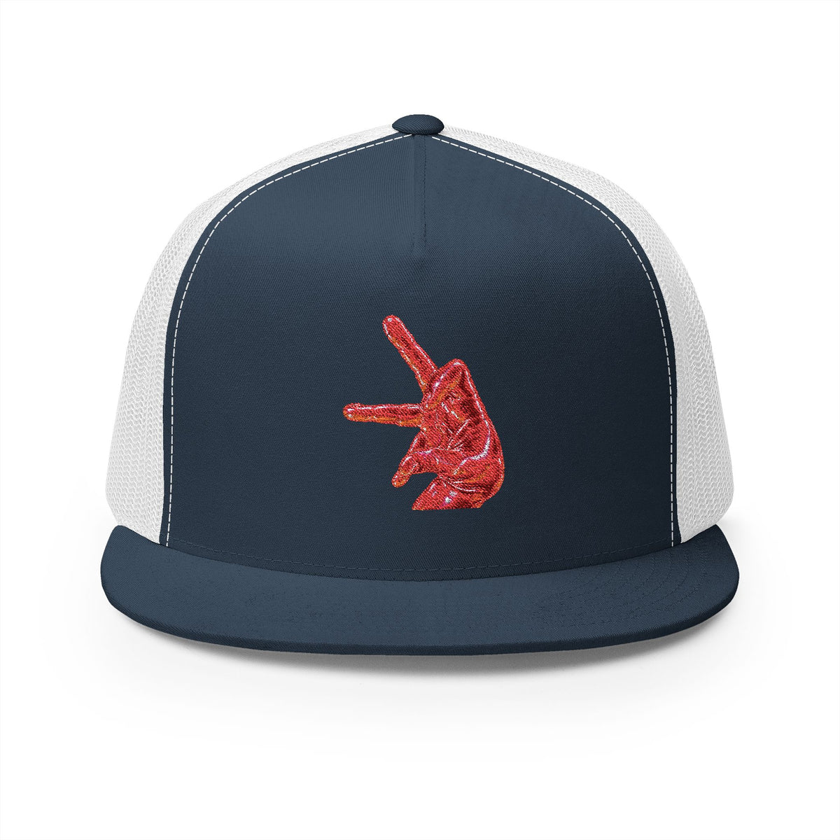 5 Panel Trucker Cap-BLOOD MONEY HAND LOGO-SCUMMIEBEARZ™️
