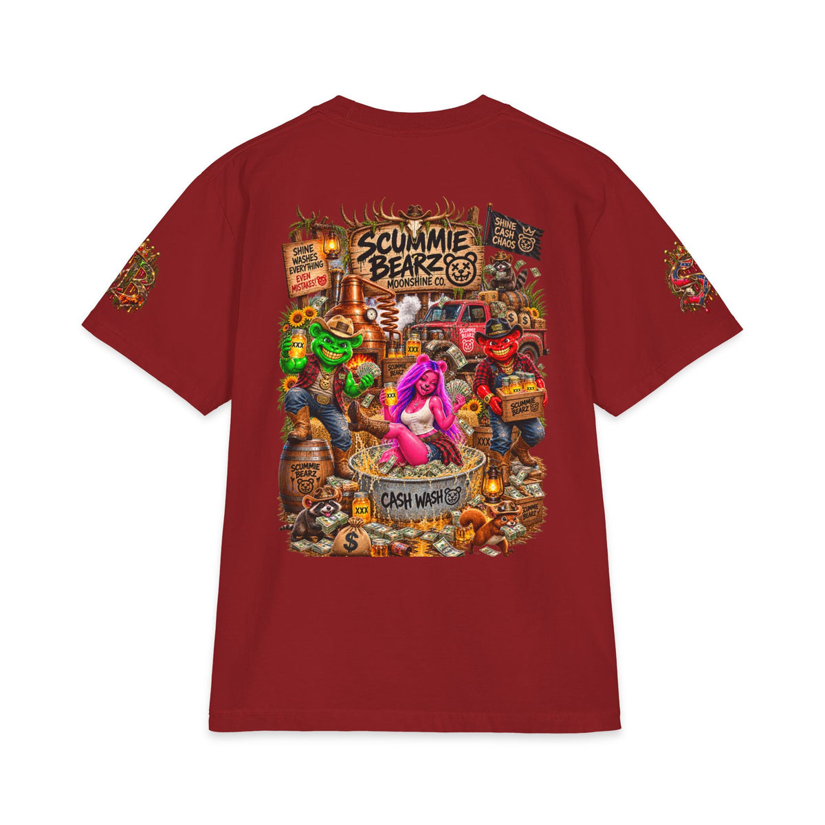 Shine Washes Everything | SCUMMIEBEARZ™ Shaka Wear Heavyweight Tee