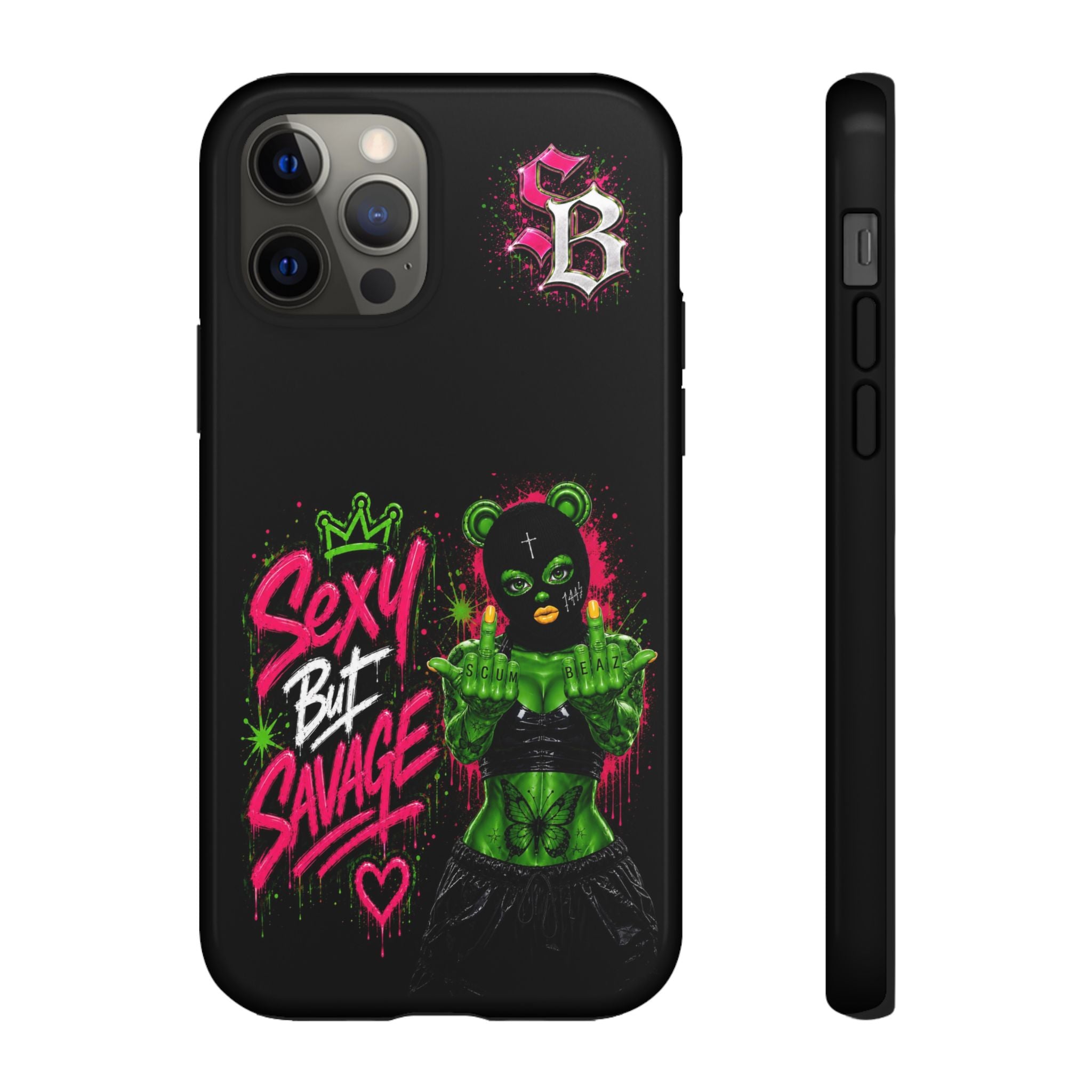 SCUMMIEBEARZ Sexy But Savage Green Remix Tough Cases