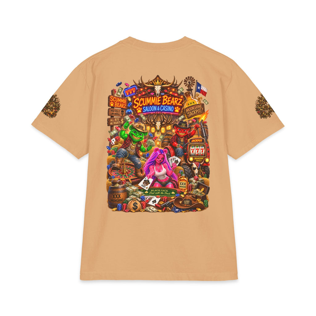 Saloon And Casino | SCUMMIEBEARZ™ Shaka Wear Heavyweight Tee