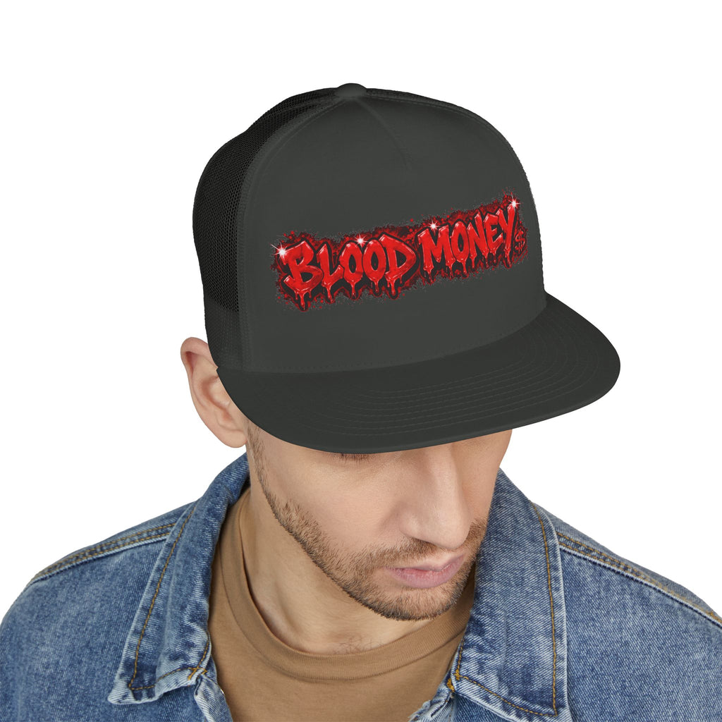 5 Panel Trucker Cap-BLOOD MONEY-SCUMMIEBEARZ™
