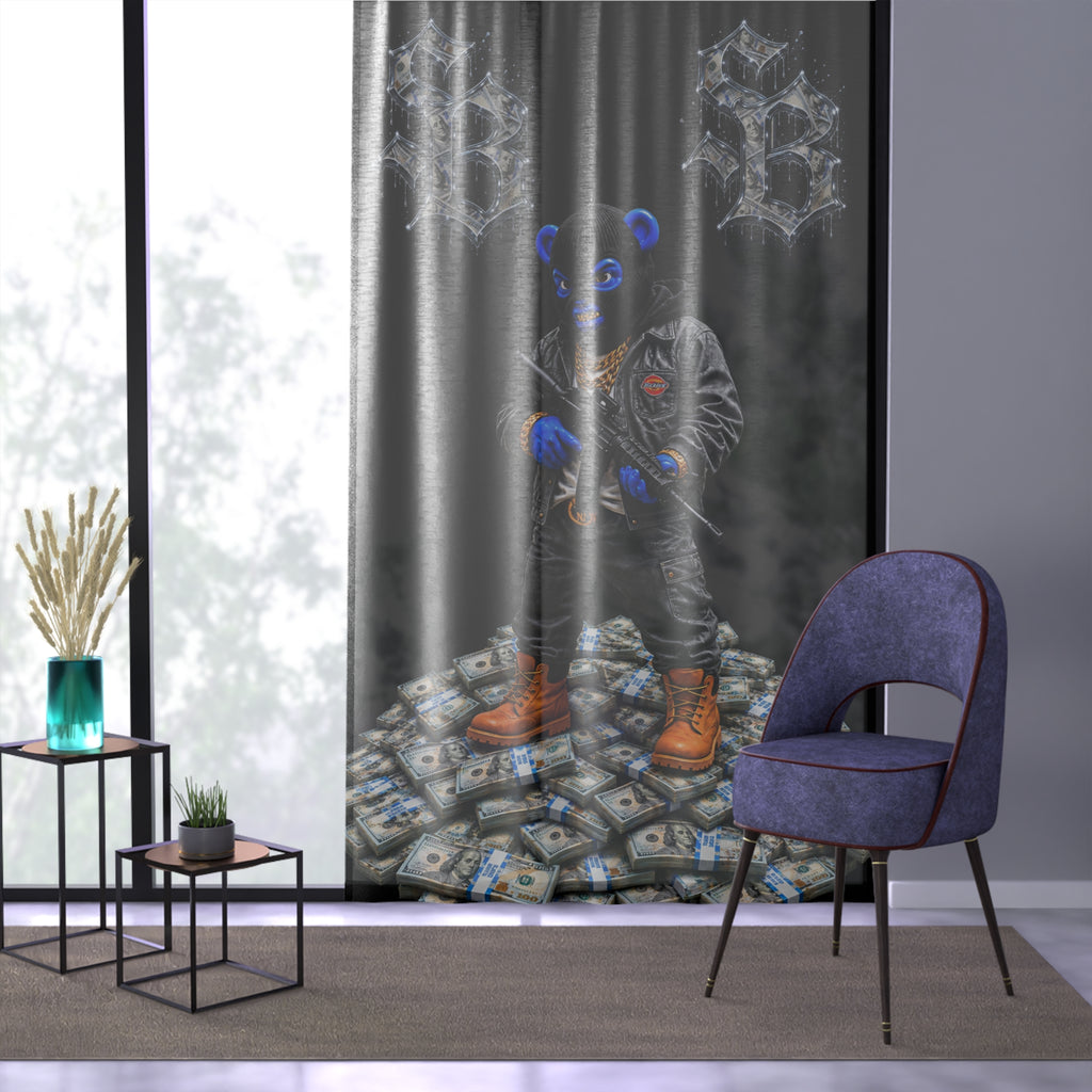 Window Curtain-Money Trap-SCUMMIEBEARZ™
