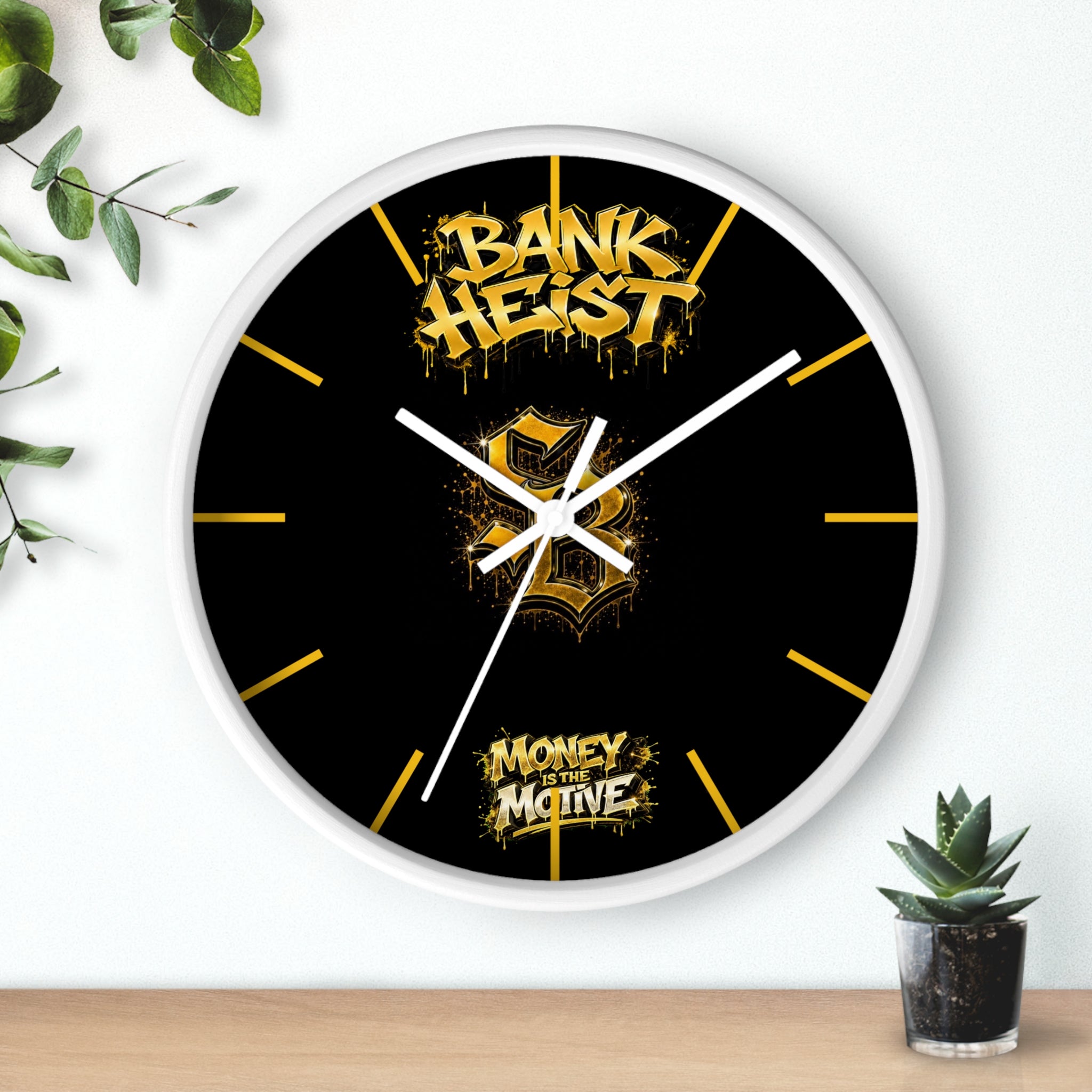 Wall Clock-Bank Heist-Money Is the Motive-SCUMMIEBEARZ™️