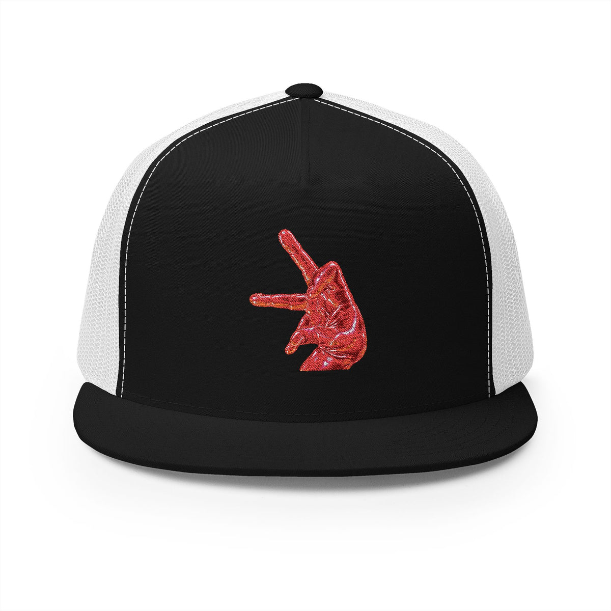 5 Panel Trucker Cap-BLOOD MONEY HAND LOGO-SCUMMIEBEARZ™️