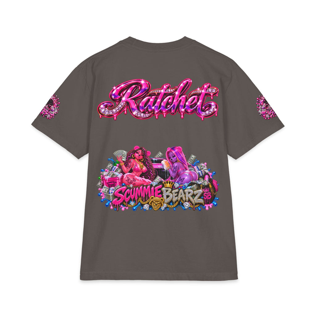 SB Ratchet — Pink/Purple Scummie Girls | SCUMMIEBEARZ™ Shaka Wear Heavyweight Tee