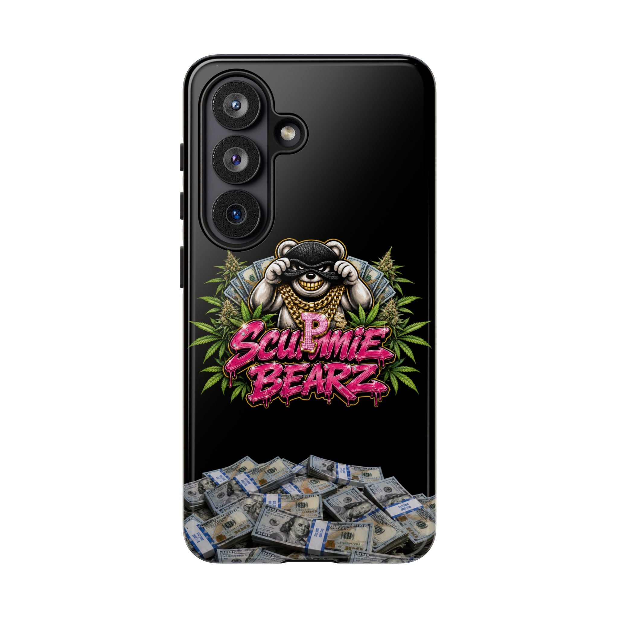 SCUMMIEBEARZ P.M.W. (P***y Money Weed) Logo Tough Cases