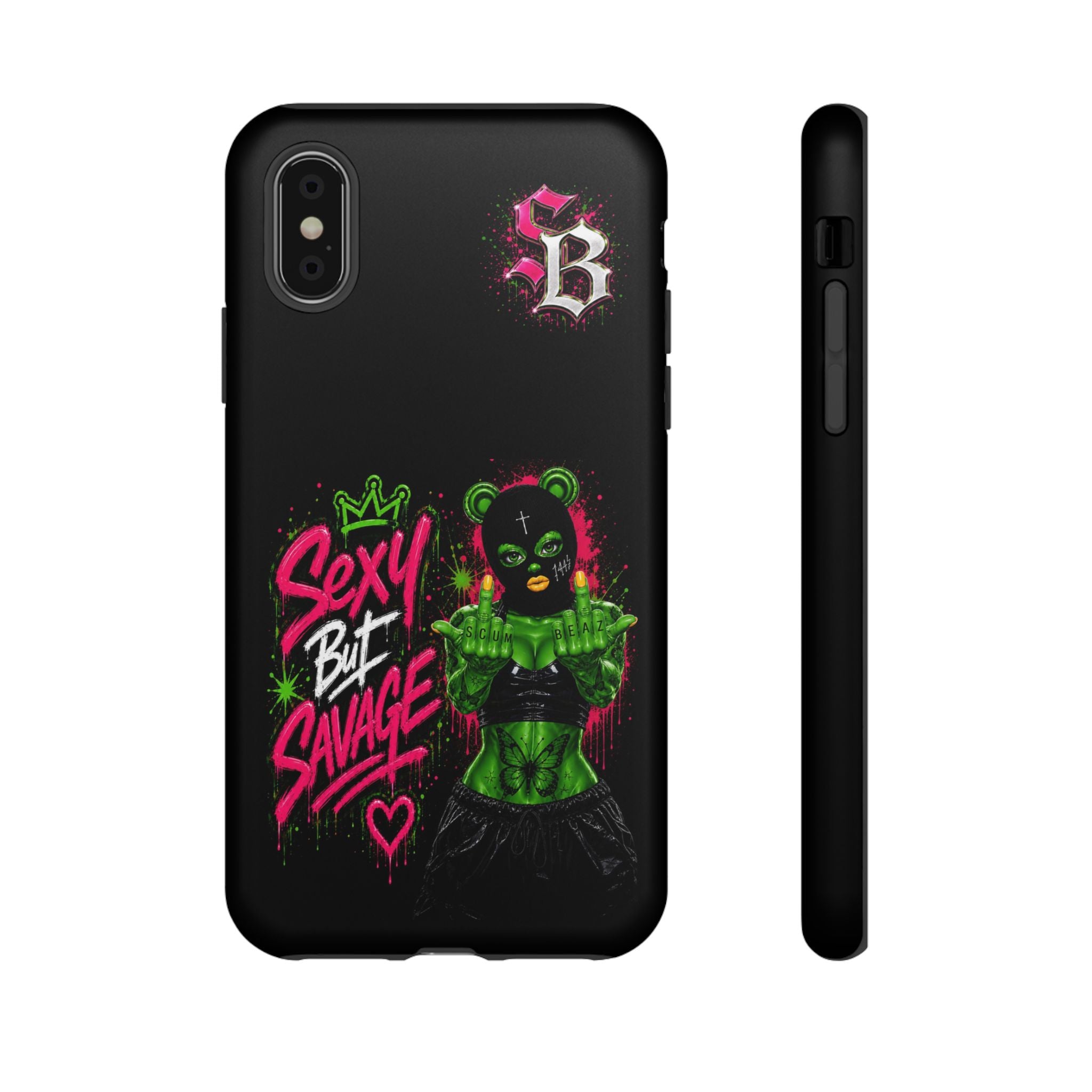 SCUMMIEBEARZ Sexy But Savage Green Remix Tough Cases