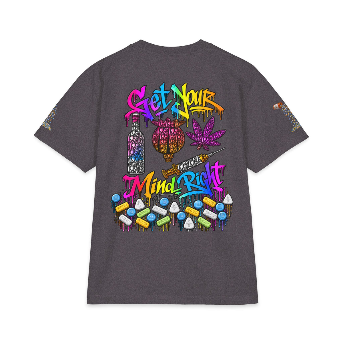 Get Your Mind Right — Multicolor Remix | SCUMMIEBEARZ™ Shaka Wear Heavyweight Tee
