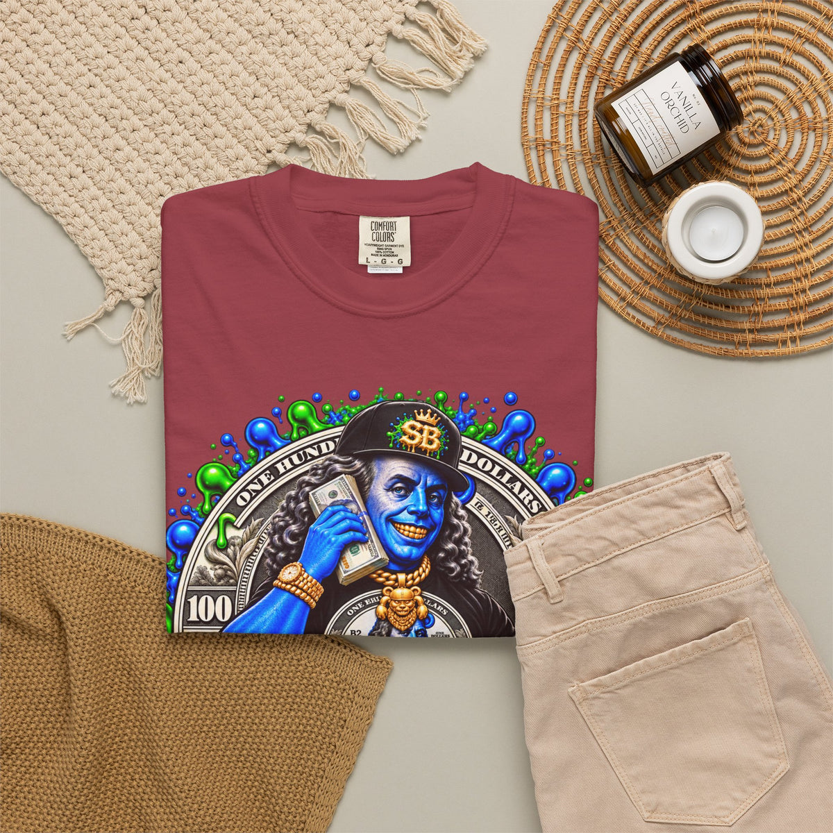 Comfort color 1717- "Paper Chaser" Graphic T-Shirt wha-SCUMMIEBEARZ™️
