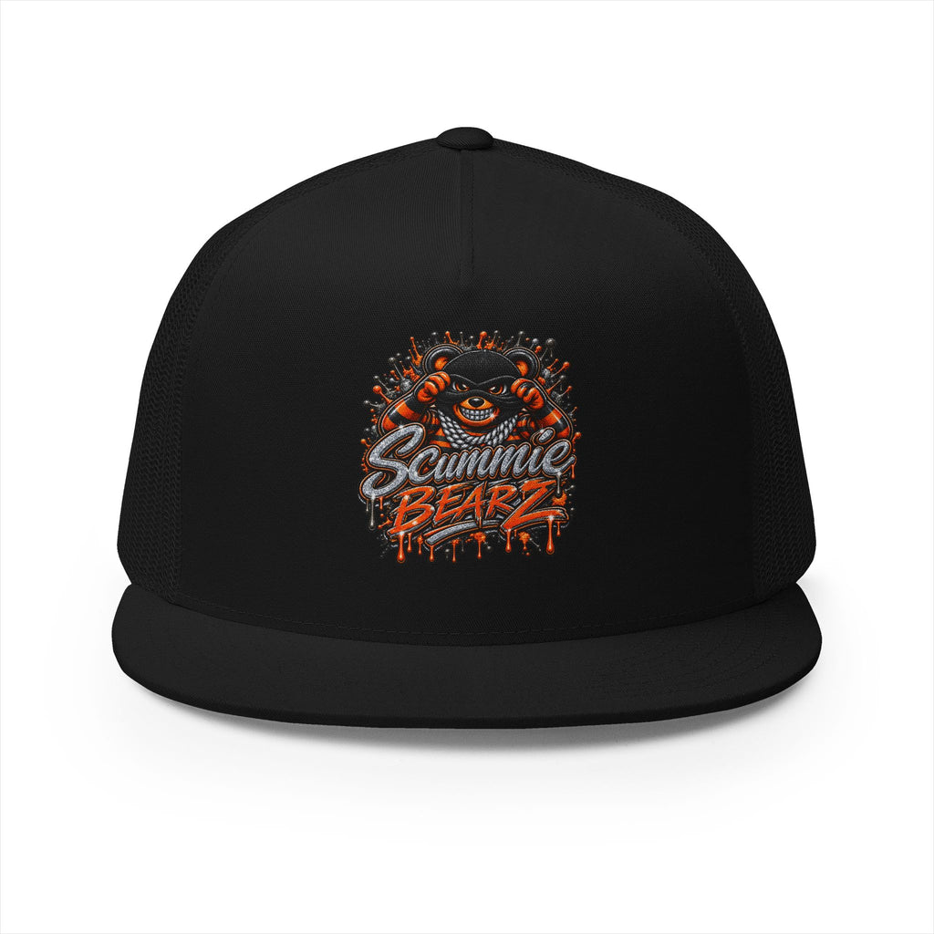 5 Panel Trucker Cap-LOCKED UP MASK LOGO-SCUMMIEBEARZ™