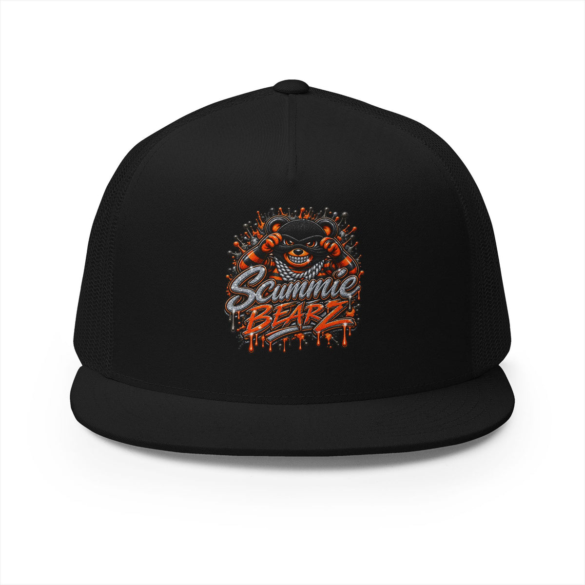 5 Panel Trucker Cap-LOCKED UP MASK LOGO-SCUMMIEBEARZ™