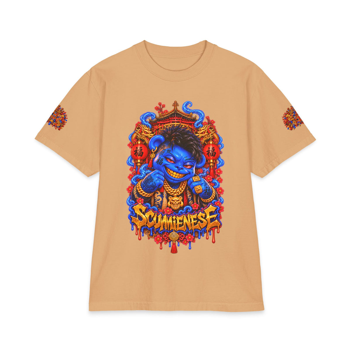 Unisex Max Heavyweight Short Sleeve-scummienese original-SCUMMIEBEARZ™️