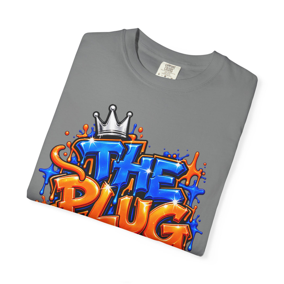 Unisex Garment-Dyed T-shirt-THE PLUG!!! MONEY IS THE MOTIVE-SCUMMIEBEARZ™️