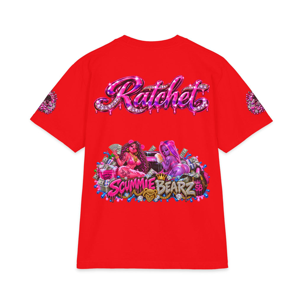 SB Ratchet — Pink/Purple Scummie Girls | SCUMMIEBEARZ™ Shaka Wear Heavyweight Tee