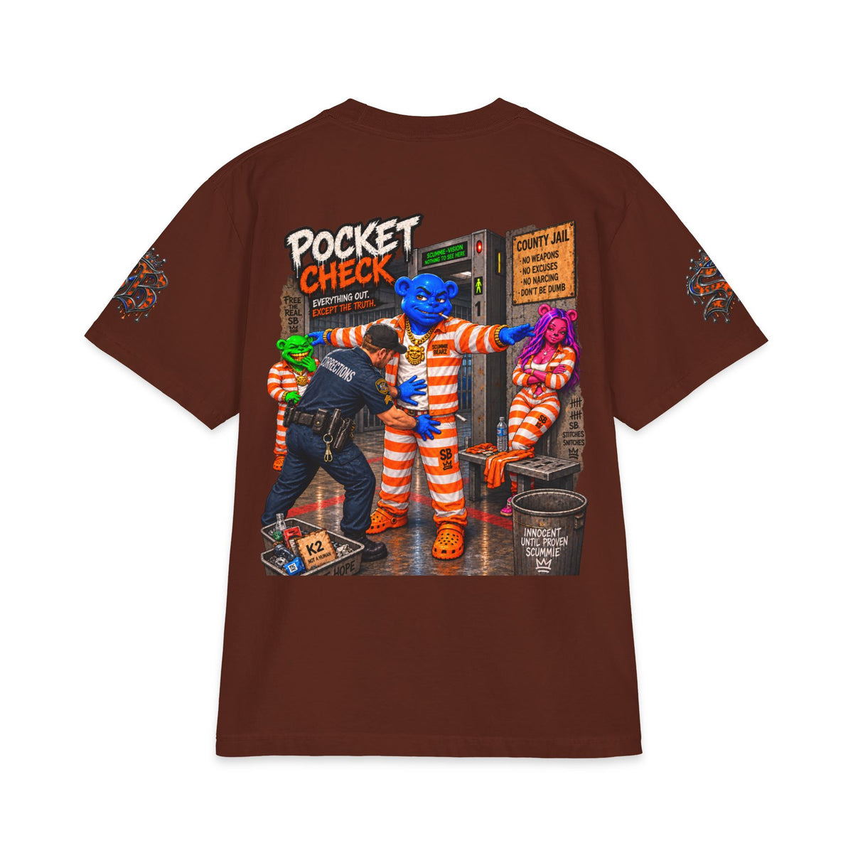 Pocket Check | SCUMMIEBEARZ™ Shaka Wear Heavyweight Tee
