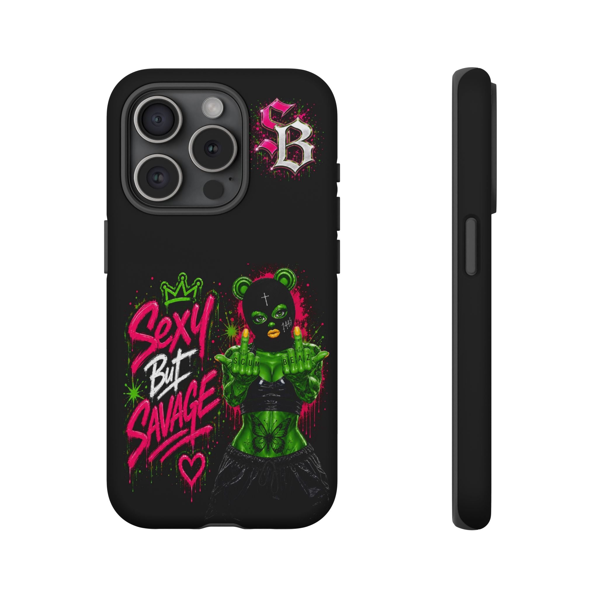 SCUMMIEBEARZ Sexy But Savage Green Remix Tough Cases
