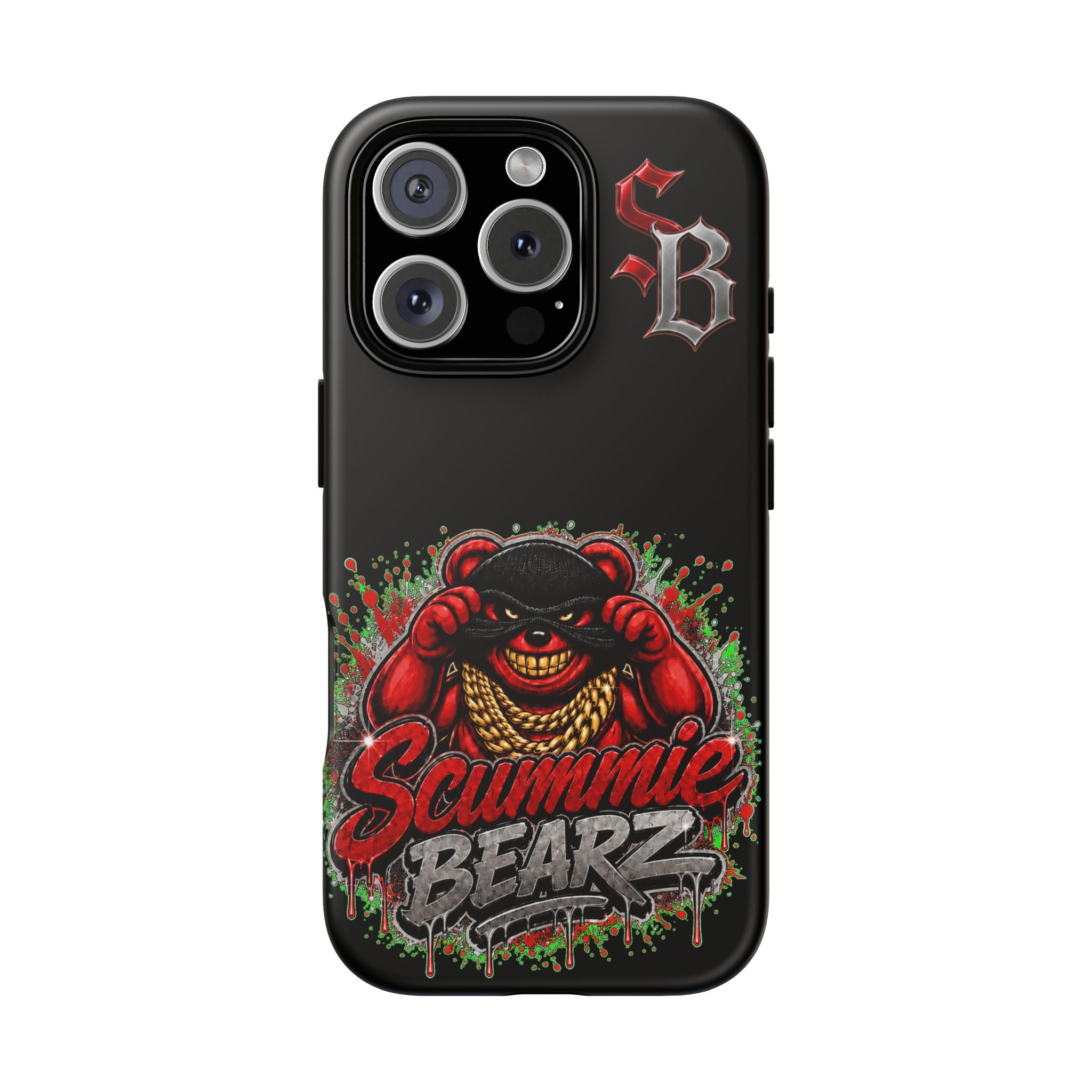 SCUMMIEBEARZ ♦️RED LOGO♦️ Tough Cases