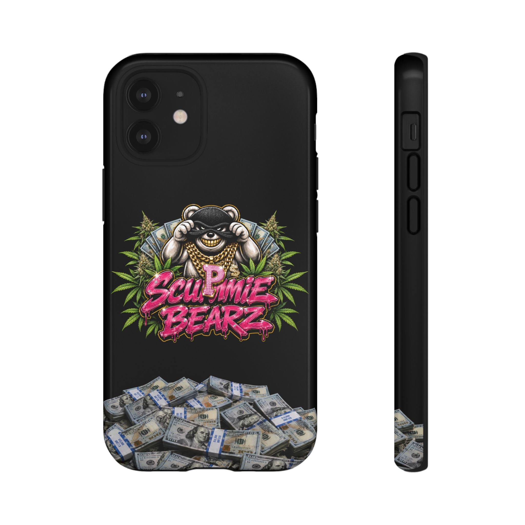 SCUMMIEBEARZ P.M.W. (P***y Money Weed) Logo Tough Cases