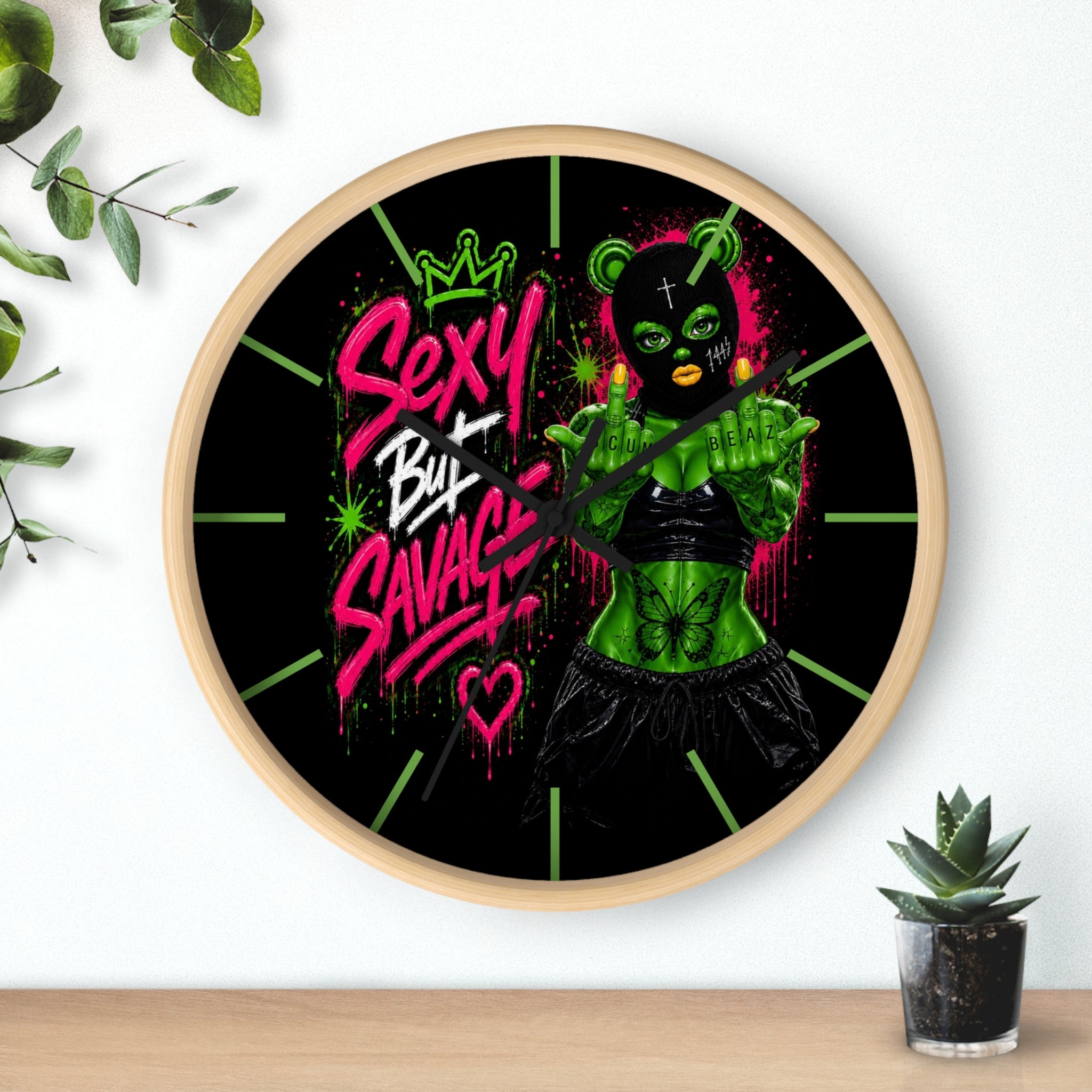 Wall Clock-Sexy But Savage Green Remix-SCUMMIEBEARZ™️
