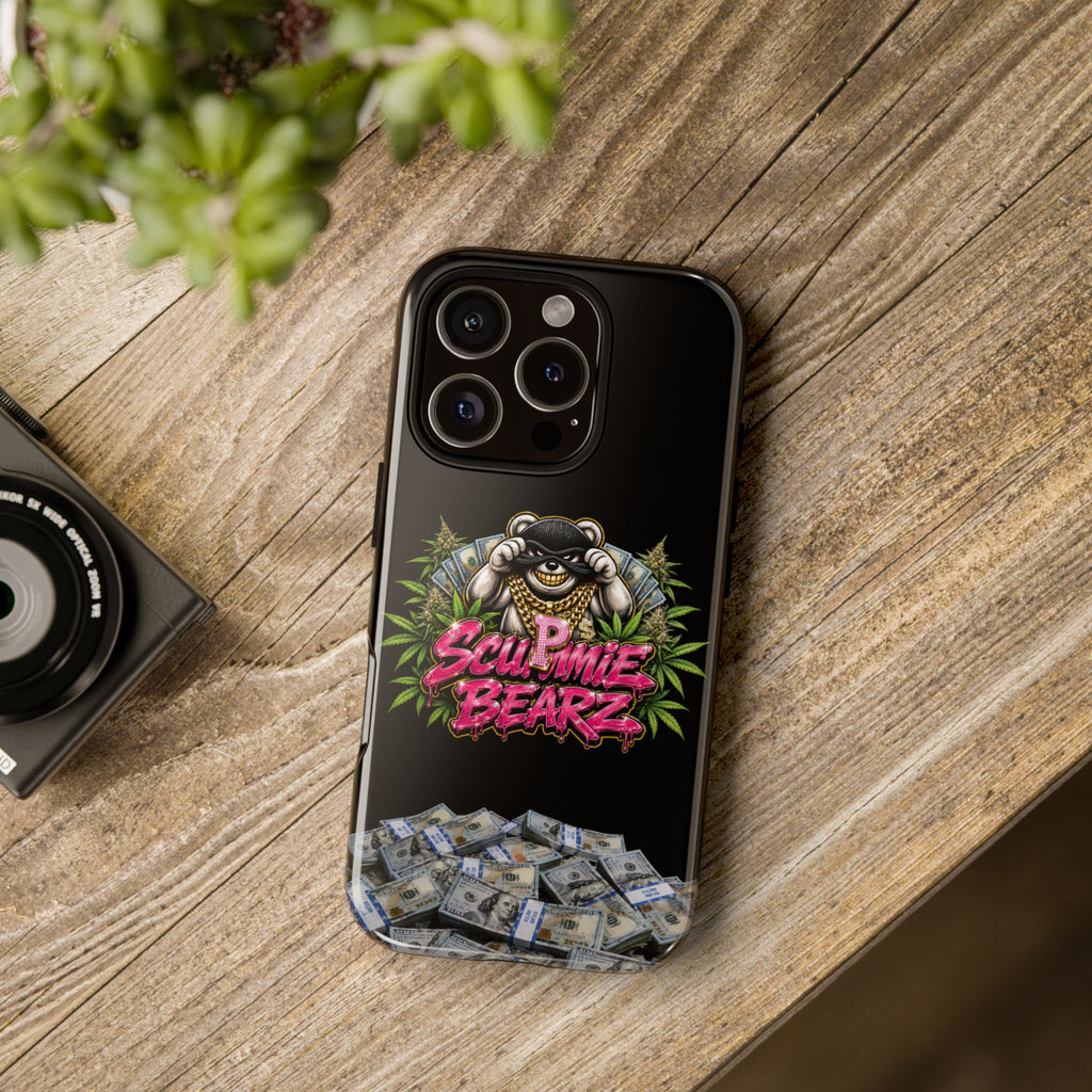 SCUMMIEBEARZ P.M.W. (P***y Money Weed) Logo Tough Cases