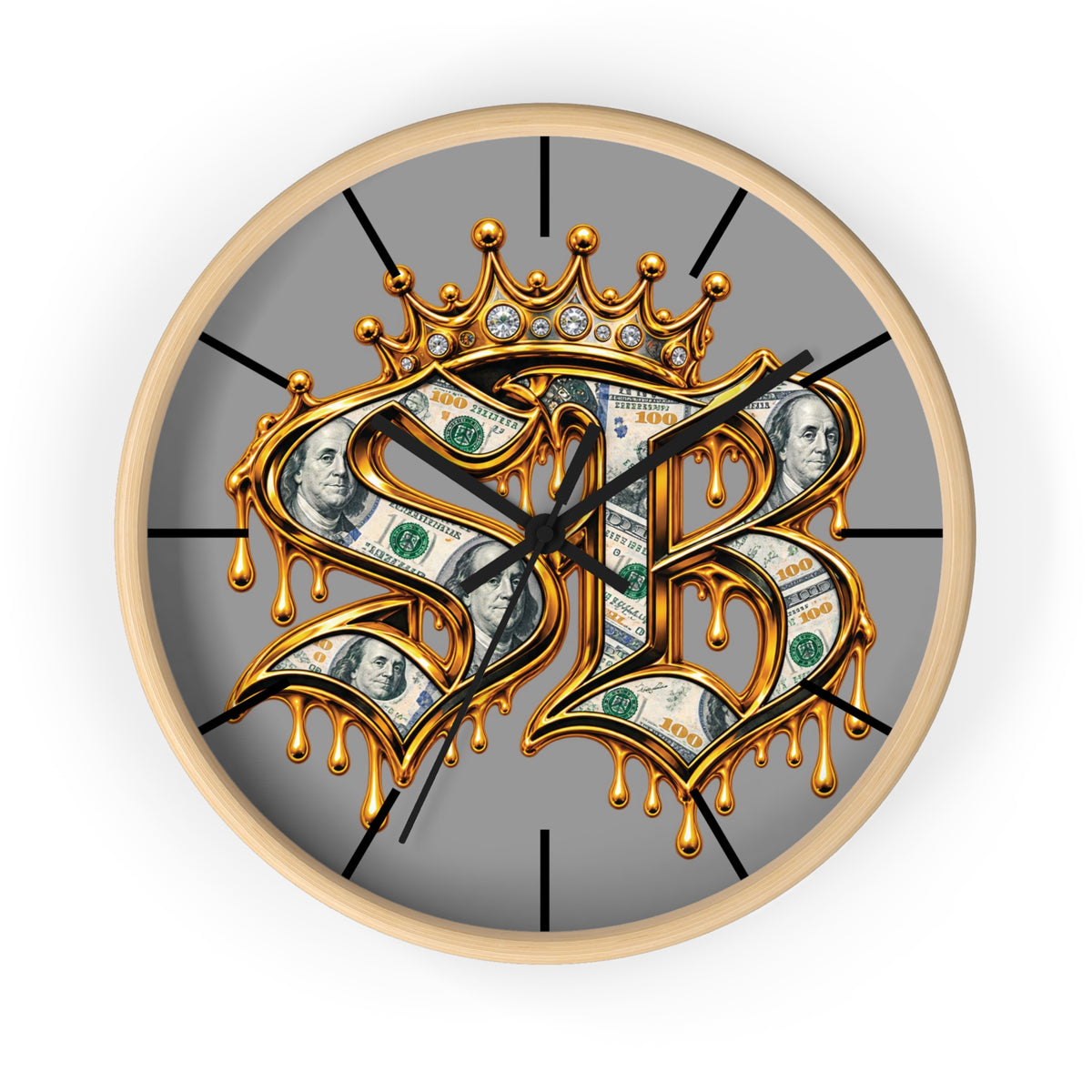 Wall Clock-MONEY SB LOGO-SCUMMIEBEARZ™️