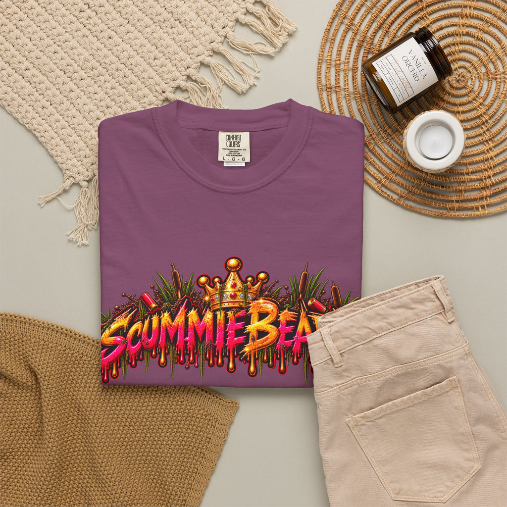 Unisex Garment-Dyed T-shirt-BABE I THINK I GOT A MONSTER-SCUMMIEBEARZ™️