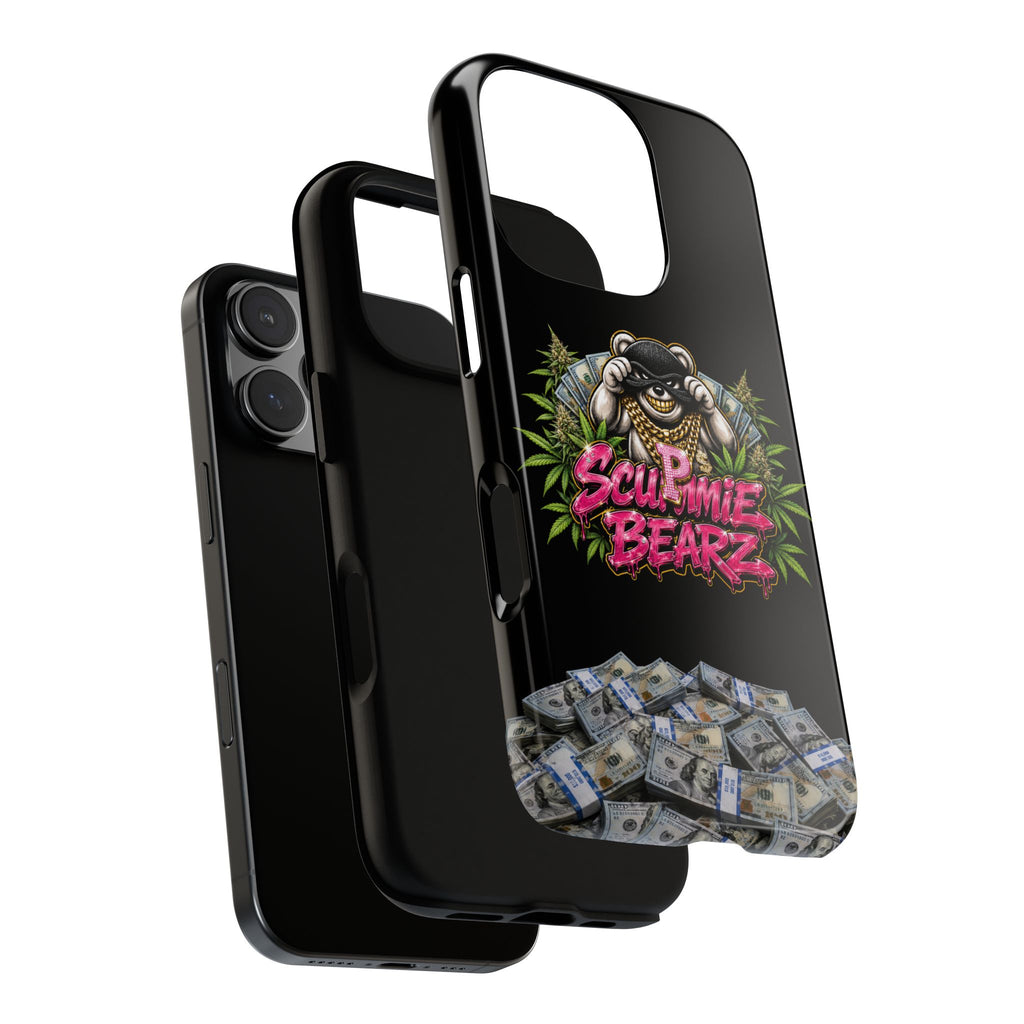 SCUMMIEBEARZ P.M.W. (P***y Money Weed) Logo Tough Cases