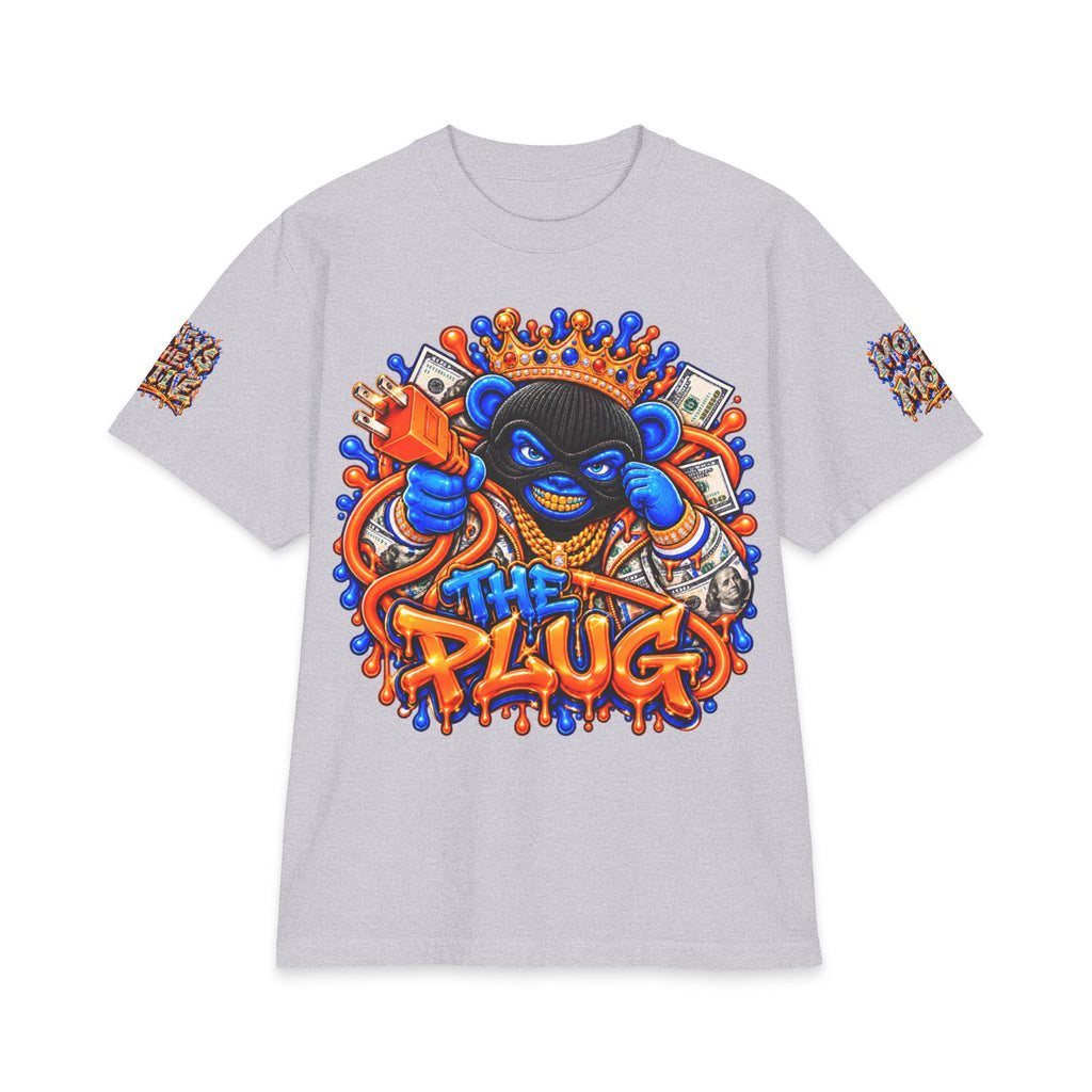 Unisex Max Heavyweight Short Sleeve-THE PLUG!!!-Scummiebearz™️