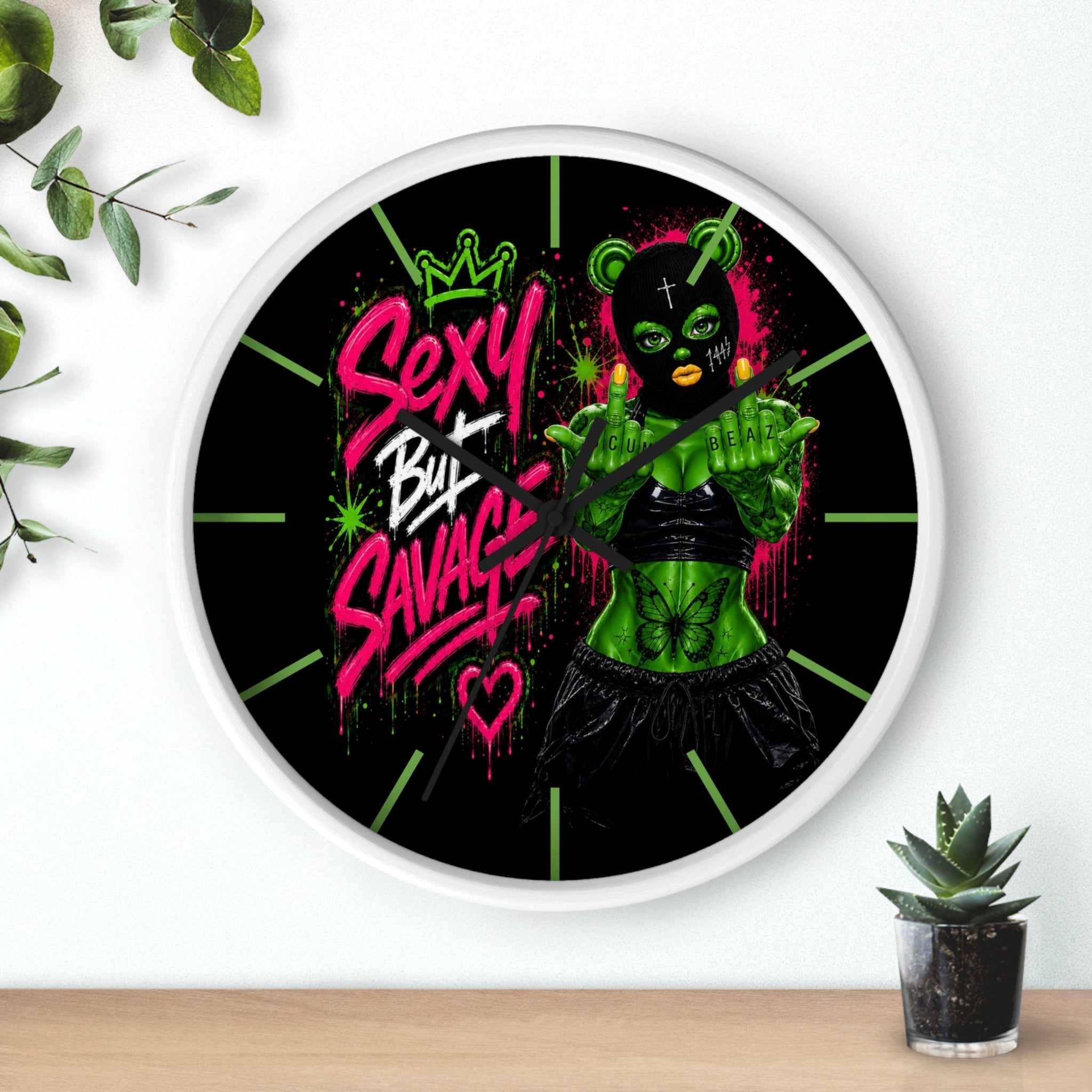 Wall Clock-Sexy But Savage Green Remix-SCUMMIEBEARZ™️