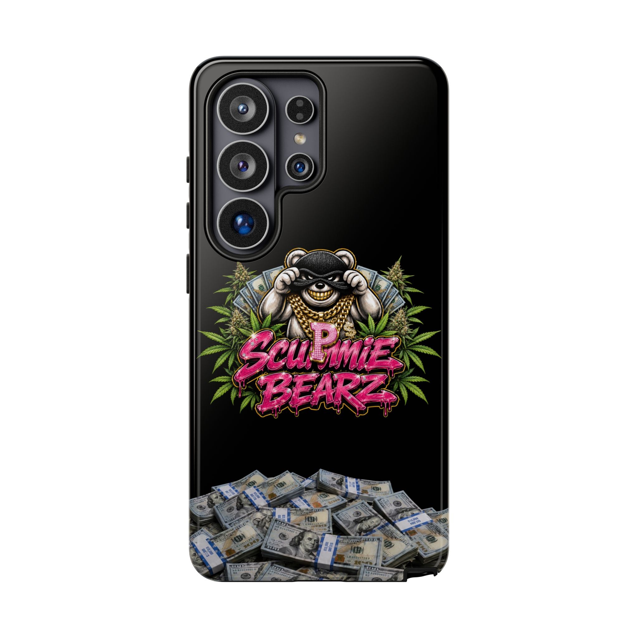 SCUMMIEBEARZ P.M.W. (P***y Money Weed) Logo Tough Cases