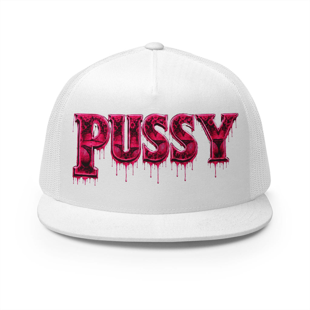 5 Panel Trucker Cap-PINK PU$$Y-SCUMMIEBEARZ™