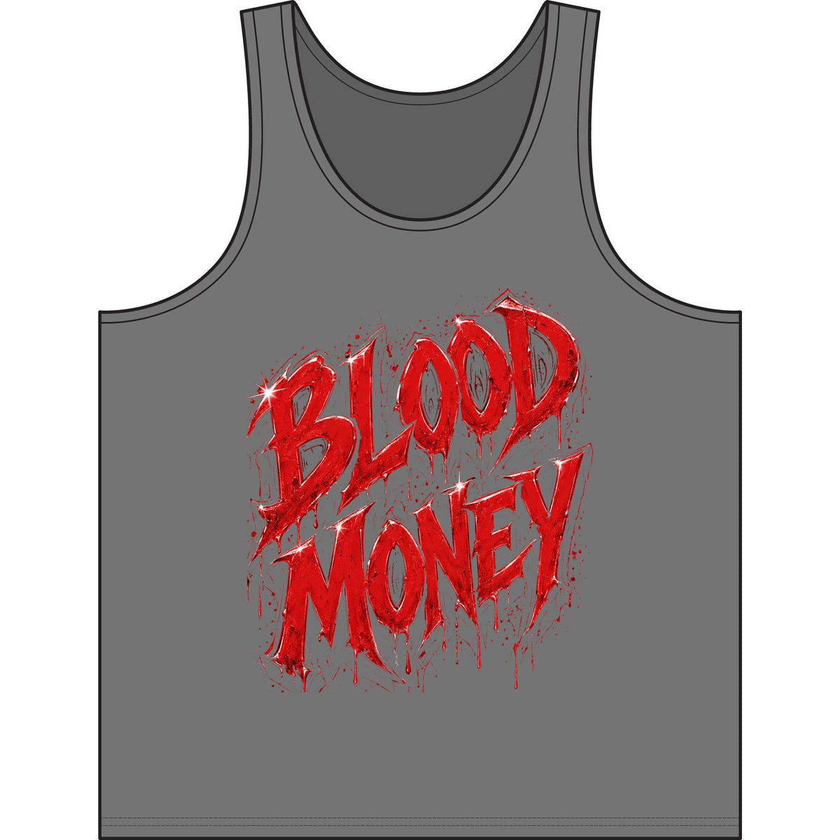 Unisex Triblend Tank-BLOOD MONEY-SCUMMIEBEARZ™️