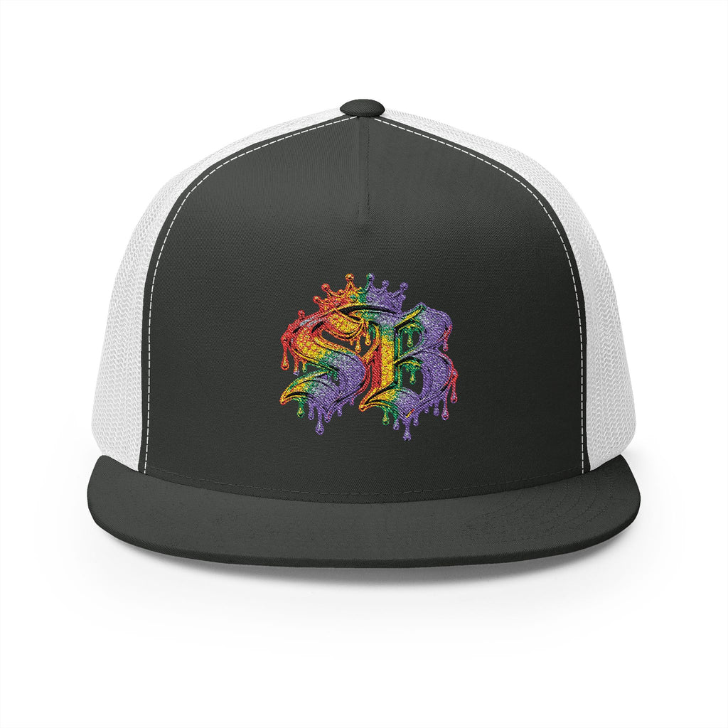 5 Panel Trucker Cap-RAINBOW SB LOGO-SCUMMIEBEARZ™️