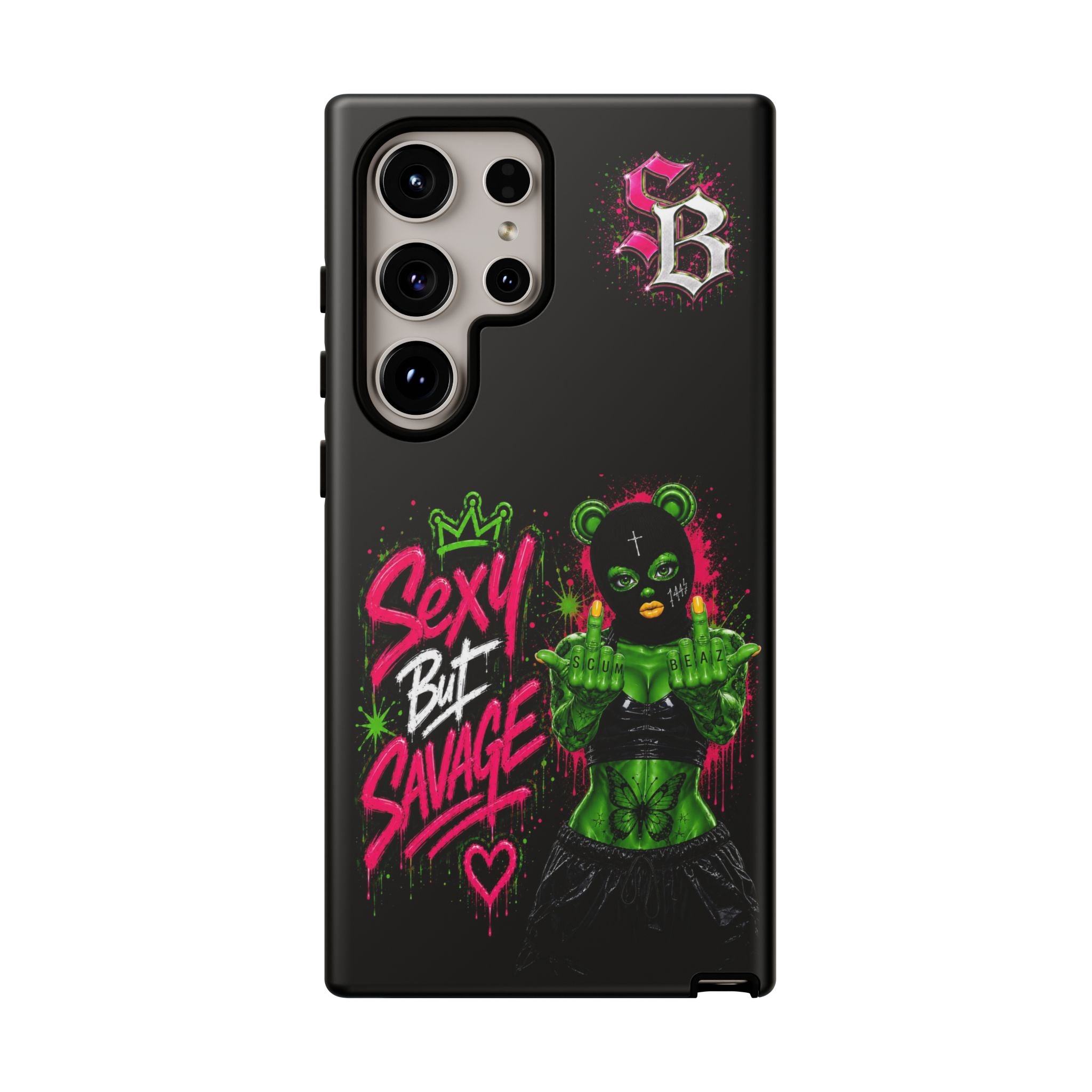 SCUMMIEBEARZ Sexy But Savage Green Remix Tough Cases