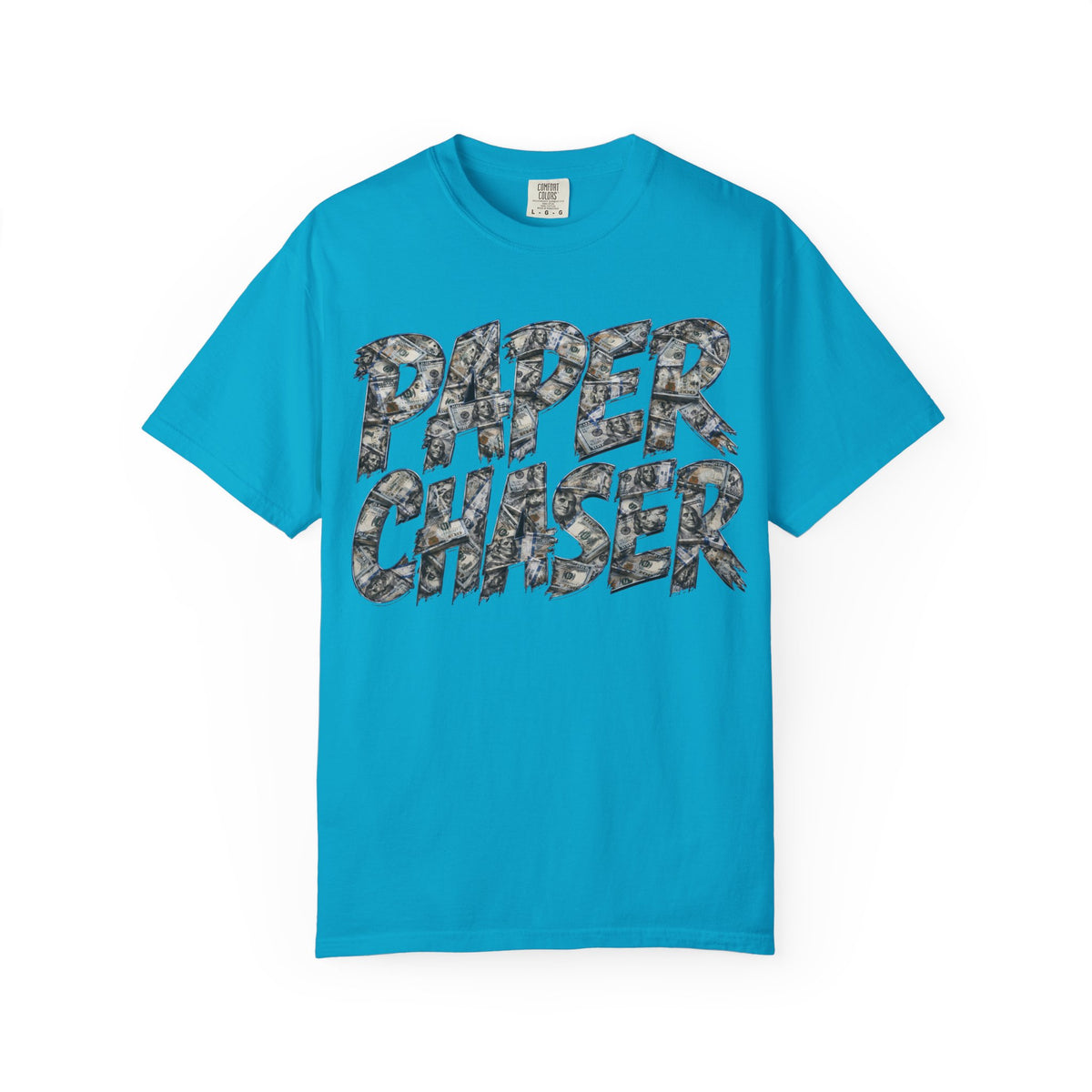 Unisex Garment-Dyed T-SHIRT- PAPER CHASER NO DAYS OFF -SCUMMIEBEARZ™