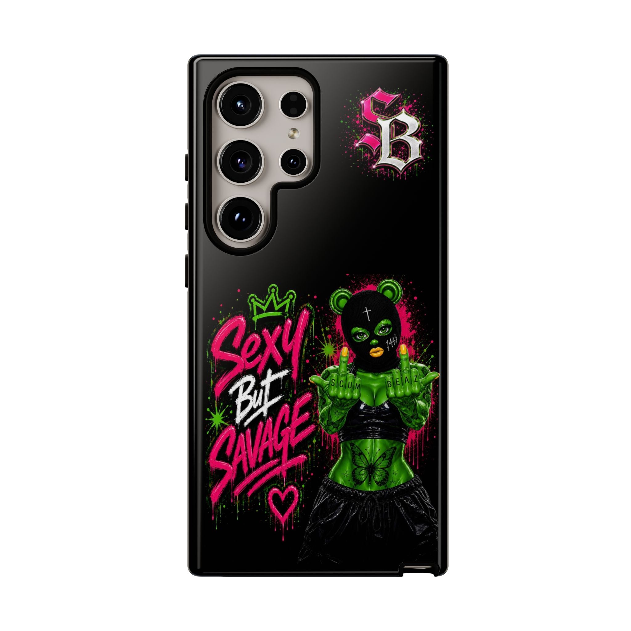 SCUMMIEBEARZ Sexy But Savage Green Remix Tough Cases