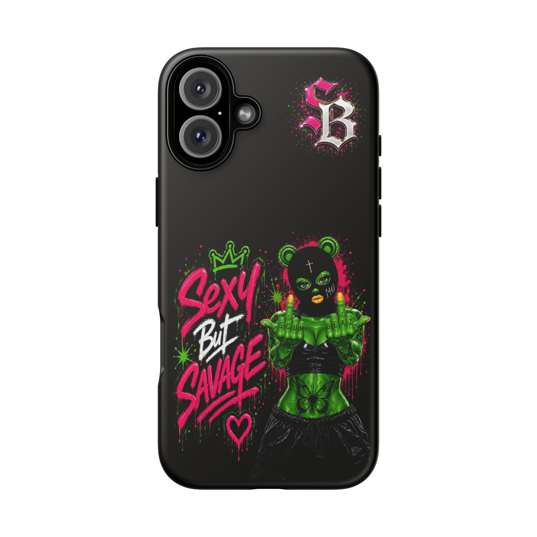 SCUMMIEBEARZ Sexy But Savage Green Remix Tough Cases