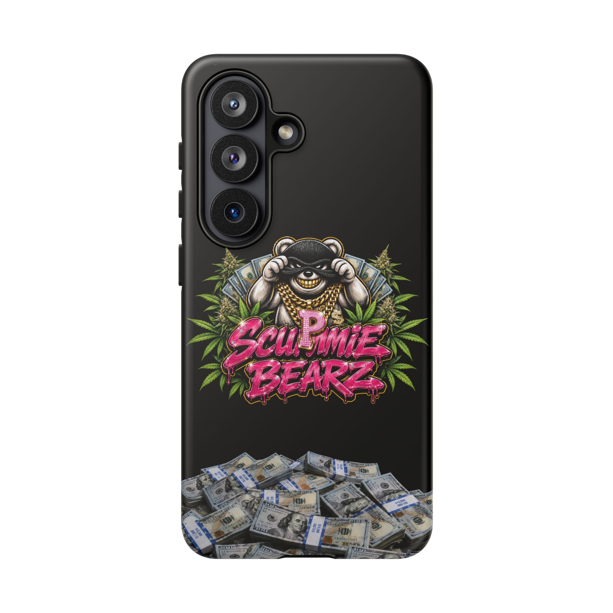 SCUMMIEBEARZ P.M.W. (P***y Money Weed) Logo Tough Cases