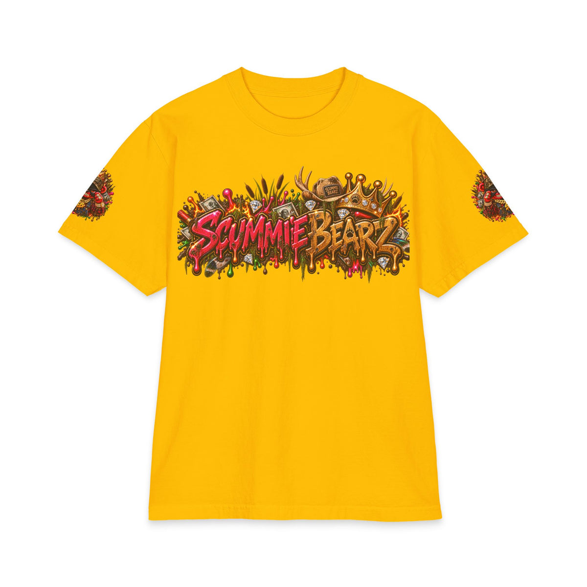 Boots, Booze, And Bad Company | SCUMMIEBEARZ™ Shaka Wear Heavyweight Tee