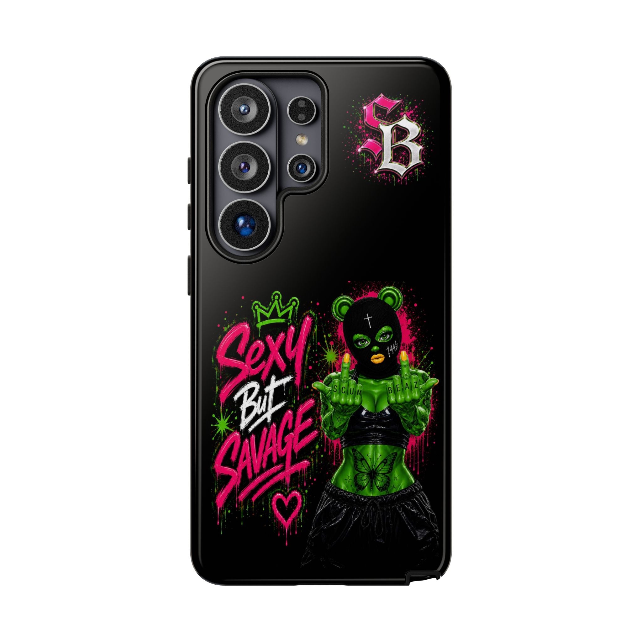 SCUMMIEBEARZ Sexy But Savage Green Remix Tough Cases